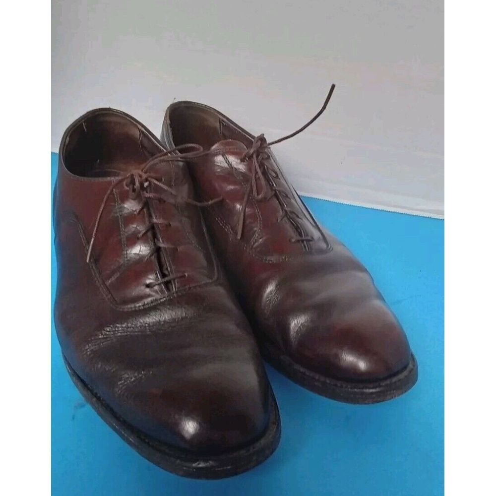 Classic Brown Leather Oxford Dress Shoes‎ Formal Business Lace-up